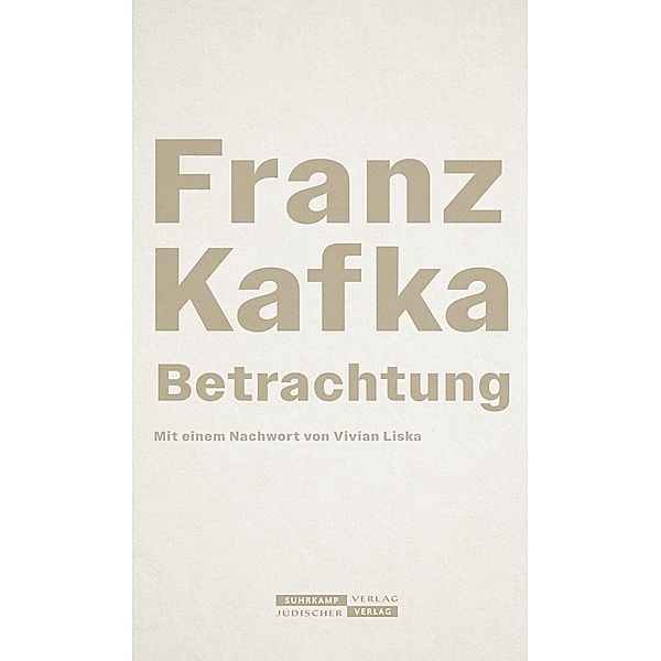 Betrachtung, Franz Kafka