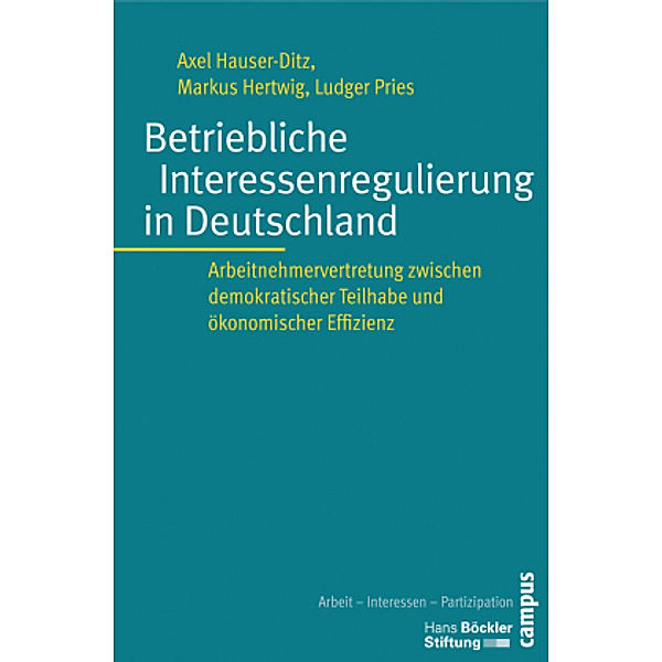 Betriebliche Interessenregulierung in Deutschland, Axel Hauser-Ditz, Markus Hertwig, Ludger Pries