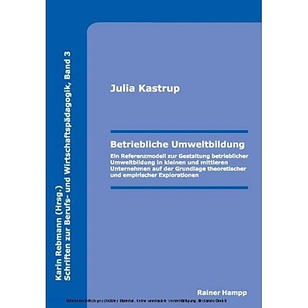Betriebliche Umweltbildung, Julia Kastrup