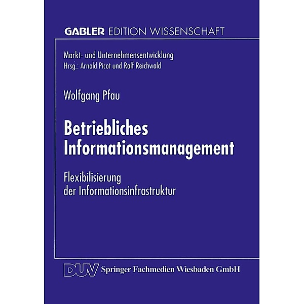 Betriebliches Informationsmanagement / Markt- und Unternehmensentwicklung Markets and Organisations
