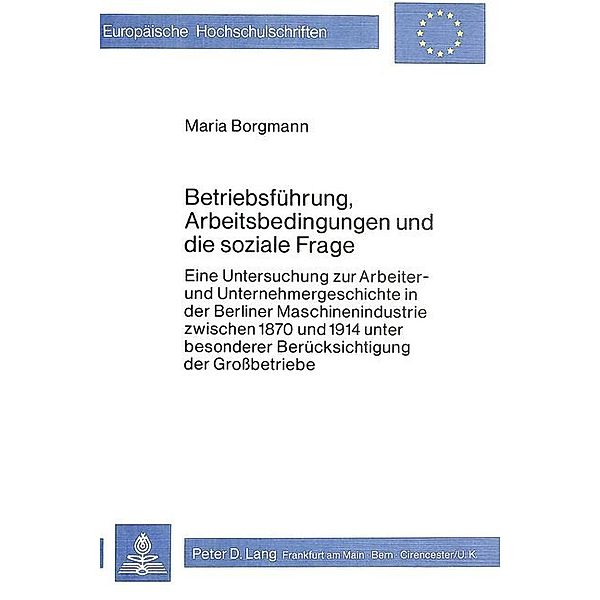 Betriebsführung, Arbeitsbedingungen und die soziale Frage, Maria Borgmann