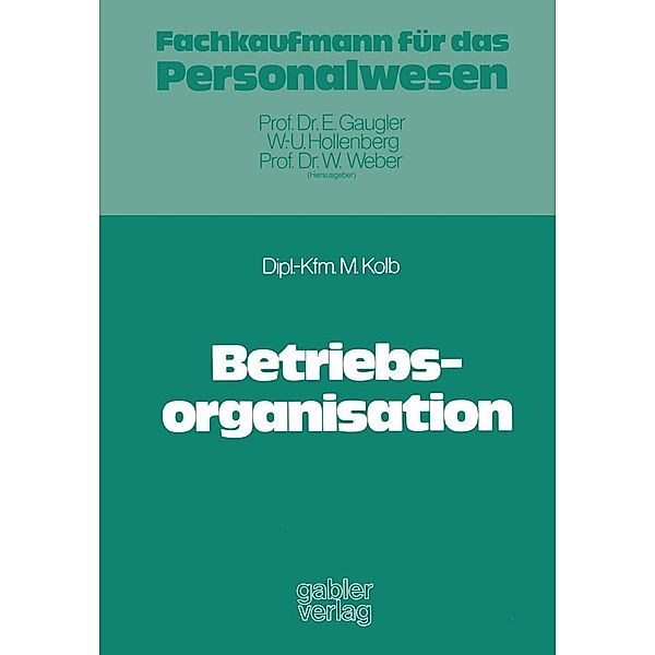 Betriebsorganisation, Meinulf Kolb