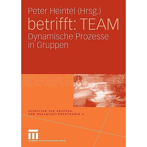 betrifft: TEAM / Schriften zur Gruppen- und Organisationsdynamik