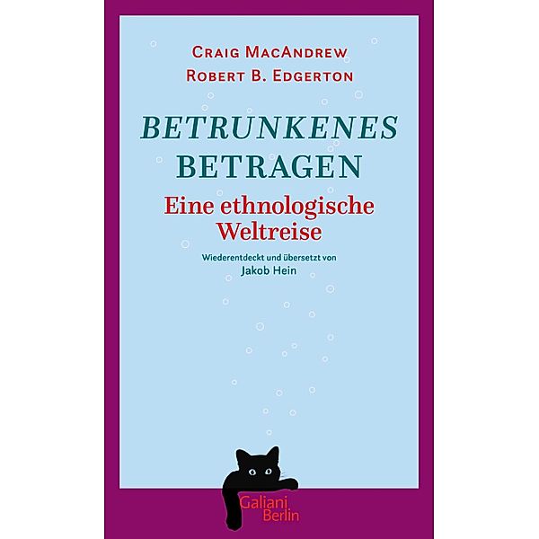 Betrunkenes Betragen, Craig MacAndrew, Robert B. Edgerton