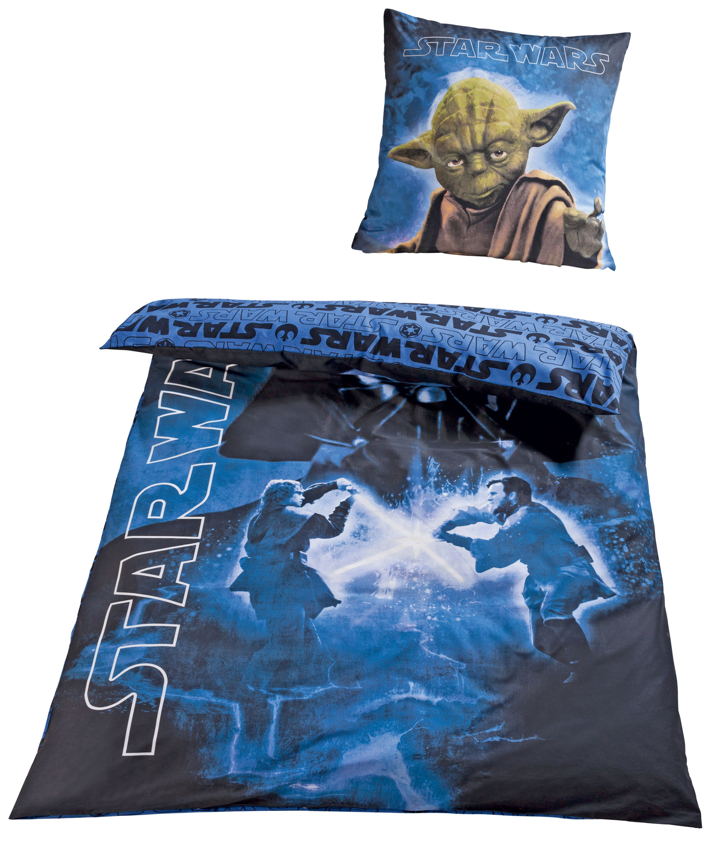 Bettwäsche Star Wars Exklusiv, nachtleuchtend, Linon, 135 x 200 cm |  Weltbild.de
