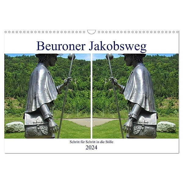Beuroner Jakobsweg (Wandkalender 2024 DIN A3 quer), CALVENDO Monatskalender, Christine Traub