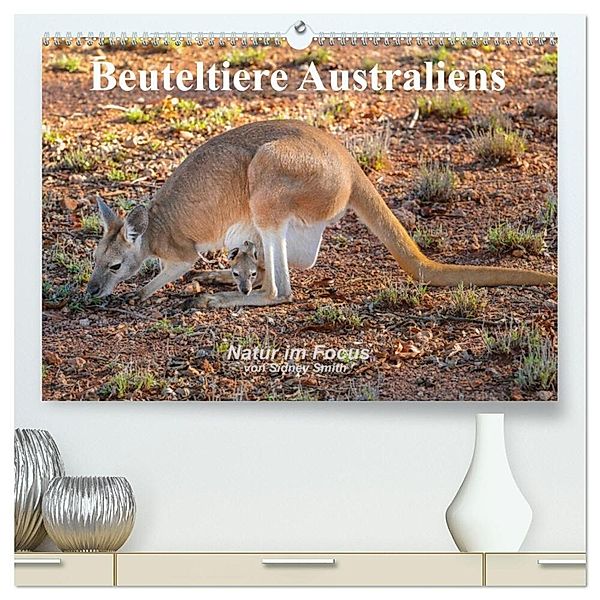 Beuteltiere Australiens (hochwertiger Premium Wandkalender 2024 DIN A2 quer), Kunstdruck in Hochglanz, Sidney Smith