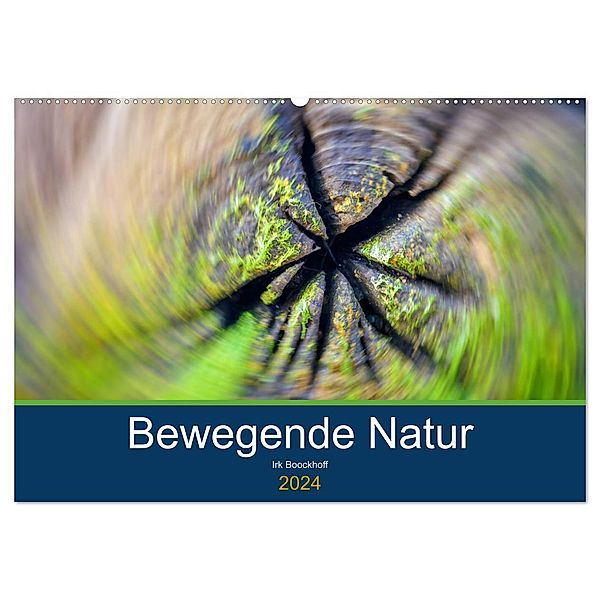 Bewegende Natur (Wandkalender 2024 DIN A2 quer), CALVENDO Monatskalender, Irk Boockhoff