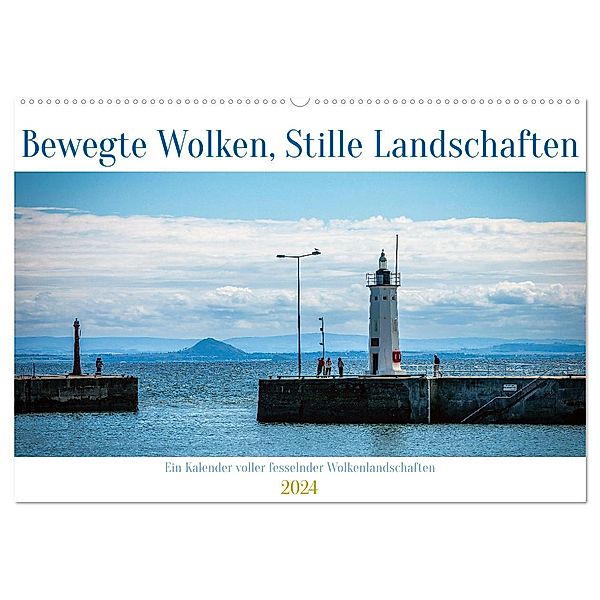 Bewegte Wolken, Stille Landschaften (Wandkalender 2024 DIN A2 quer), CALVENDO Monatskalender, Calvendo, BERWICK Fotografie