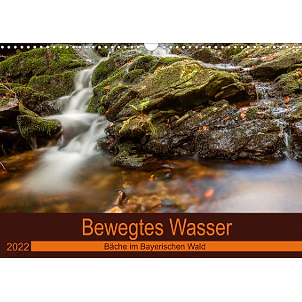 Bewegtes Wasser (Wandkalender 2022 DIN A3 quer), Werner Baisch