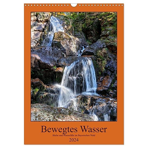 Bewegtes Wasser (Wandkalender 2024 DIN A3 hoch), CALVENDO Monatskalender, Werner Baisch