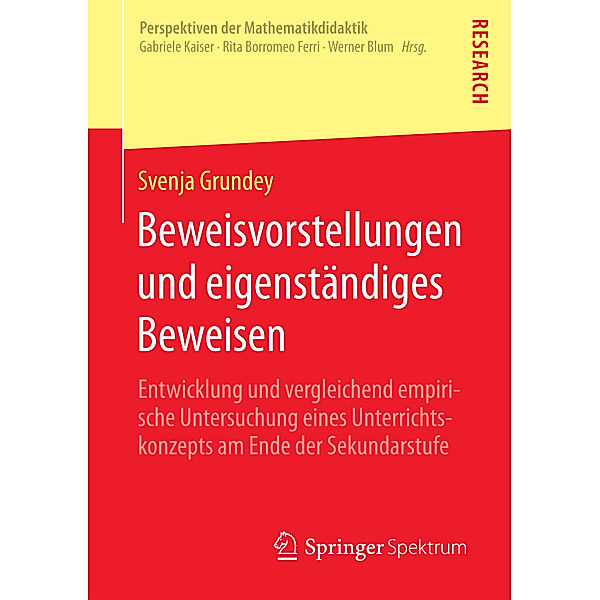 Beweisvorstellungen und eigenständiges Beweisen, Svenja Grundey