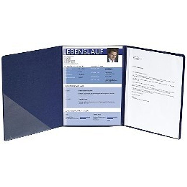 Bewerbungsmappe 3-teilig, dunkelblau Buch jetzt online bei Weltbild.ch  bestellen