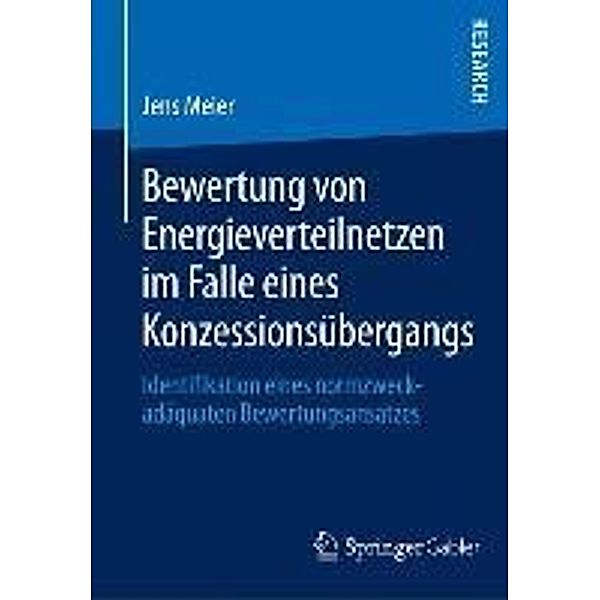 Bewertung von Energieverteilnetzen im Falle eines Konzessionsübergangs, Jens Meier