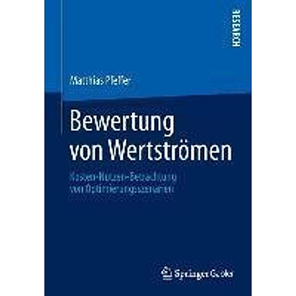 Bewertung von Wertströmen, Matthias Pfeffer