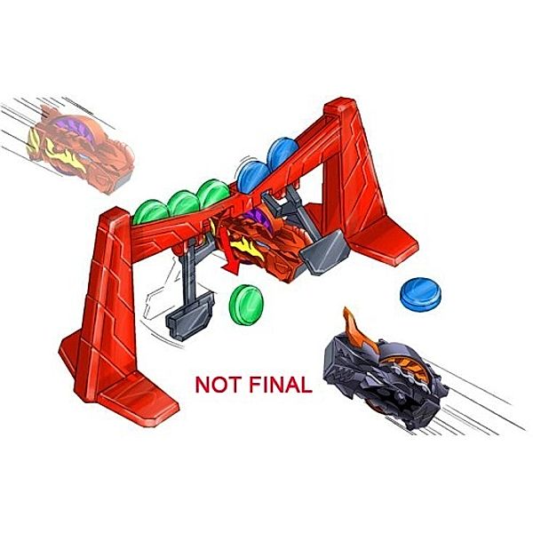 Beyblade Raiderz Fire-Gate BattleSet TV 1HJ14