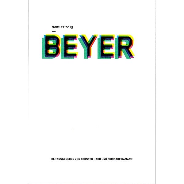 Beyer, M: Marcel Beyer, Marcel Beyer