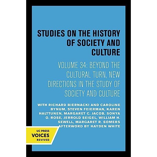 Beyond the Cultural Turn / Studies on the History of Society and Culture Bd.34