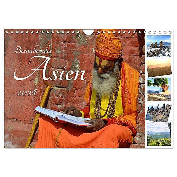 Bezauberndes Asien 2024 (Wandkalender 2024 DIN A4 quer), CALVENDO Monatskalender, Jasmin Krauth
