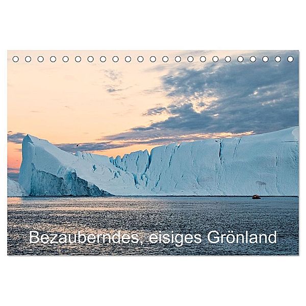 Bezauberndes, eisiges Grönland (Tischkalender 2024 DIN A5 quer), CALVENDO Monatskalender, Konrad Paul