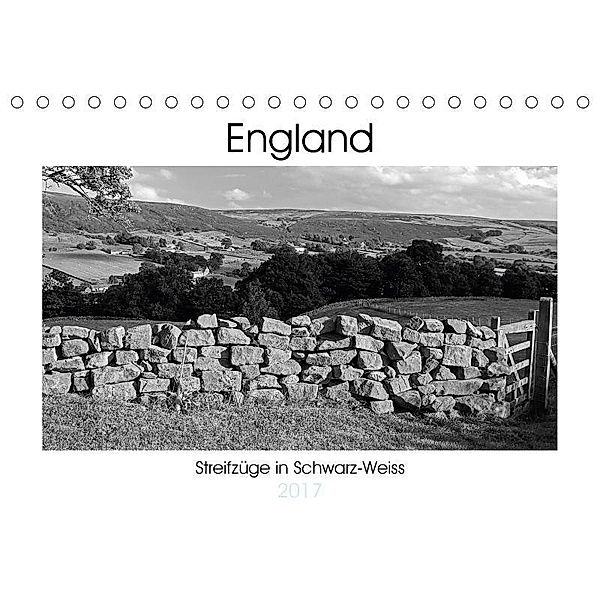 Bezauberndes England - Streifzüge in Schwarz-Weiss (Tischkalender 2017 DIN A5 quer), Christian Hallweger