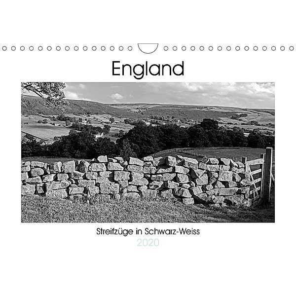 Bezauberndes England - Streifzüge in Schwarz-Weiss (Wandkalender 2020 DIN A4 quer), Christian Hallweger