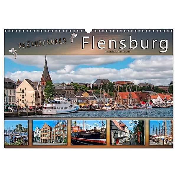 Bezauberndes Flensburg (Wandkalender 2025 DIN A3 quer), CALVENDO Monatskalender, Calvendo, Peter Roder