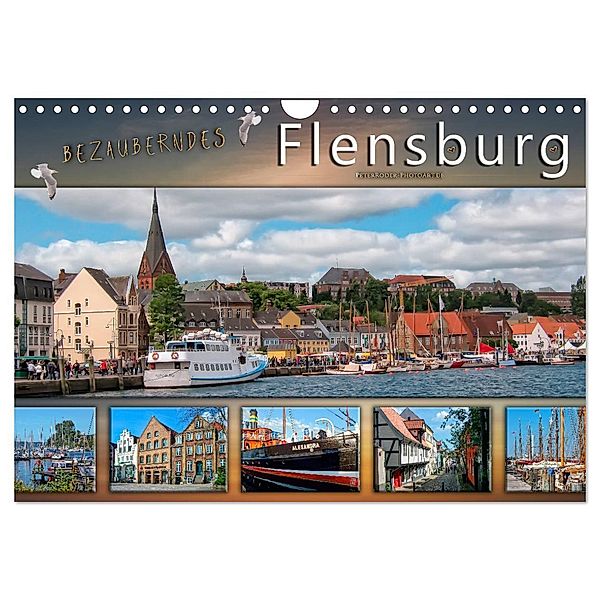 Bezauberndes Flensburg (Wandkalender 2025 DIN A4 quer), CALVENDO Monatskalender, Calvendo, Peter Roder