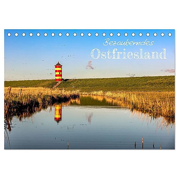 Bezauberndes Ostfriesland (Tischkalender 2025 DIN A5 quer), CALVENDO Monatskalender, Calvendo, Andrea Dreegmeyer