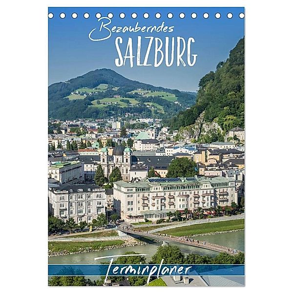 Bezauberndes SALZBURG / Terminplaner (Tischkalender 2024 DIN A5 hoch), CALVENDO Monatskalender, Melanie Viola