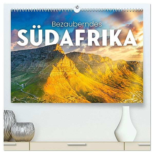 Bezauberndes Südafrika (hochwertiger Premium Wandkalender 2024 DIN A2 quer), Kunstdruck in Hochglanz, Happy Monkey