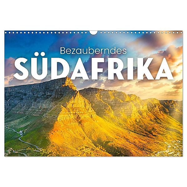 Bezauberndes Südafrika (Wandkalender 2024 DIN A3 quer), CALVENDO Monatskalender, Happy Monkey