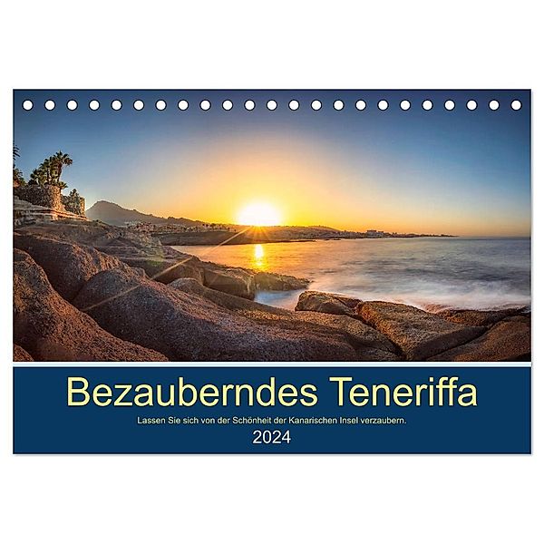 Bezauberndes Teneriffa (Tischkalender 2024 DIN A5 quer), CALVENDO Monatskalender, Stephan Kelle