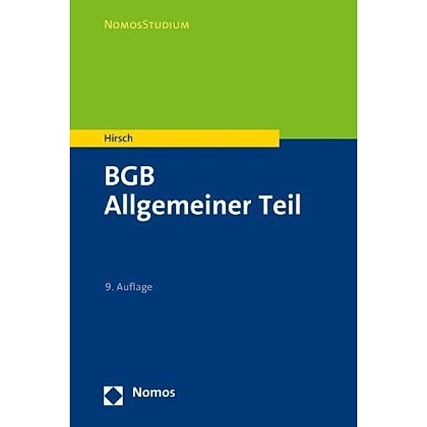 BGB, Allgemeiner Teil, Christoph Hirsch