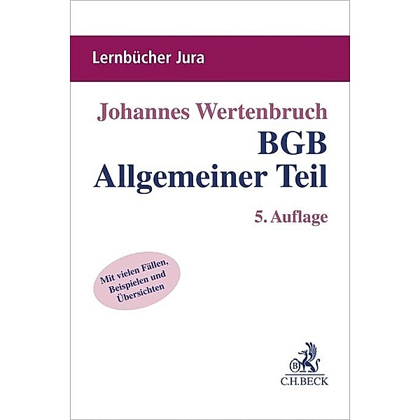 BGB Allgemeiner Teil, Johannes Wertenbruch