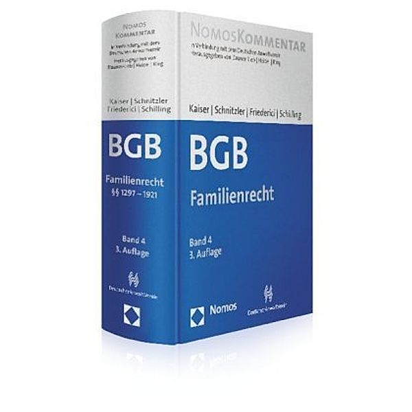 BGB, Kommentar: Bd.4 Familienrecht (FamR)