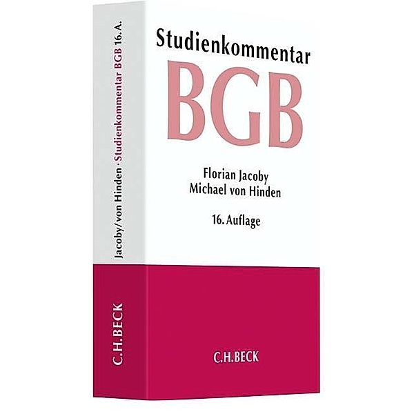 BGB, Studienkommentar, Florian Jacoby, Michael von Hinden