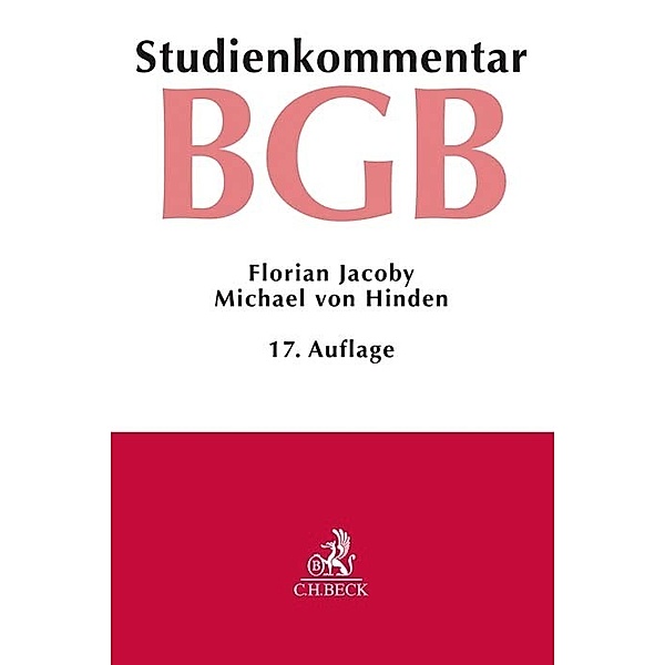 BGB, Studienkommentar, Florian Jacoby, Michael von Hinden