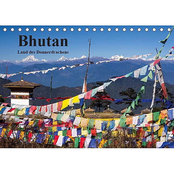 Bhutan 2019 - Land des Donnerdrachens (Tischkalender 2019 DIN A5 quer), Winfried Rusch