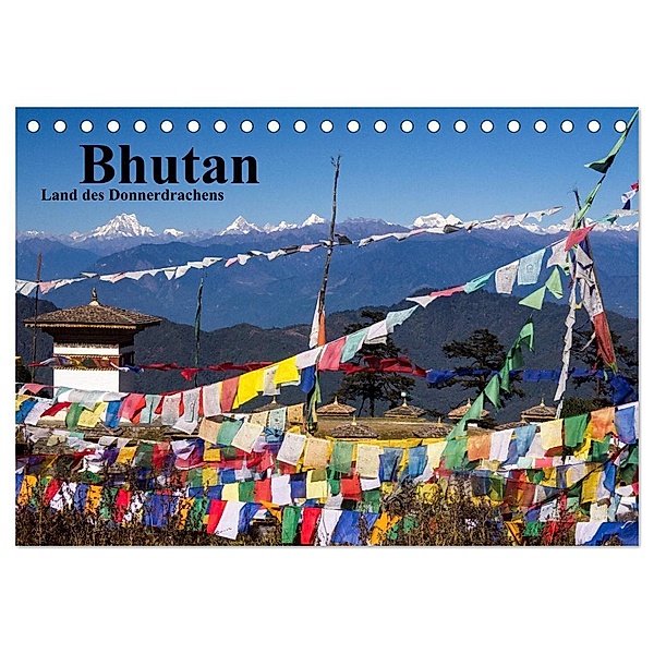 Bhutan 2024 - Land des Donnerdrachens (Tischkalender 2024 DIN A5 quer), CALVENDO Monatskalender, Winfried Rusch - www.w-rusch.de