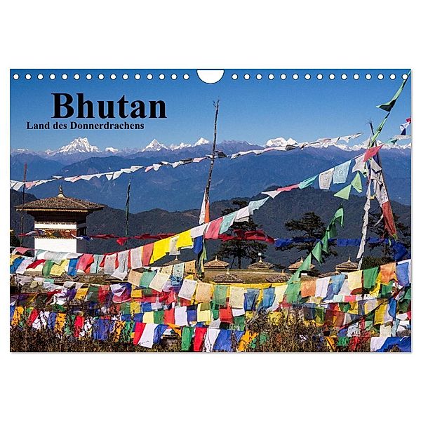 Bhutan 2024 - Land des Donnerdrachens (Wandkalender 2024 DIN A4 quer), CALVENDO Monatskalender, Winfried Rusch - www.w-rusch.de