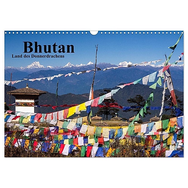 Bhutan 2024 - Land des Donnerdrachens (Wandkalender 2024 DIN A3 quer), CALVENDO Monatskalender, Winfried Rusch - www.w-rusch.de