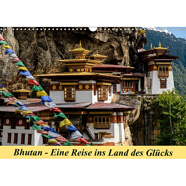 Bhutan - Eine Reise ins Land des Glücks (Wandkalender 2019 DIN A3 quer), Jürgen Maass