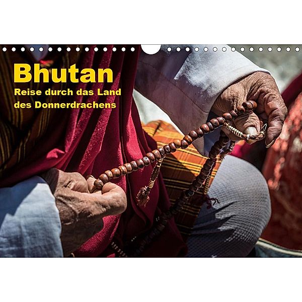 Bhutan - Reise durch das Land des Donnerdrachens (Wandkalender 2021 DIN A4 quer), Thomas Krebs