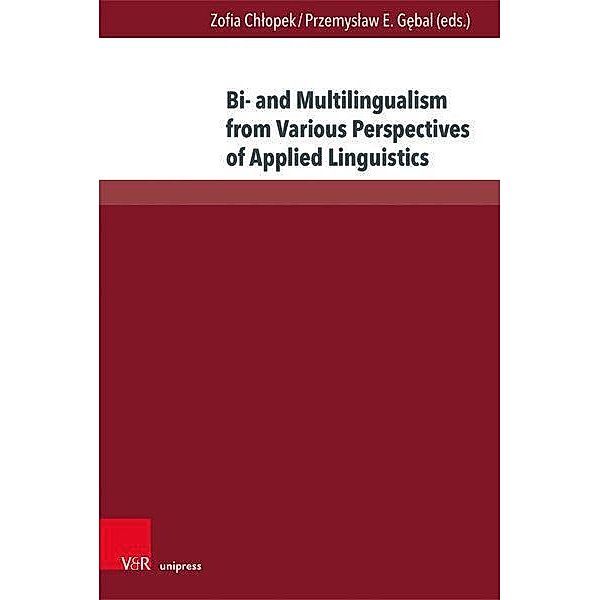 Bi- and Multilingualism from Various Perspectives of Applied Linguistics