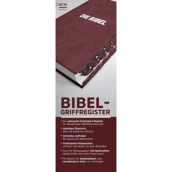 Bibel-Griffregister rot