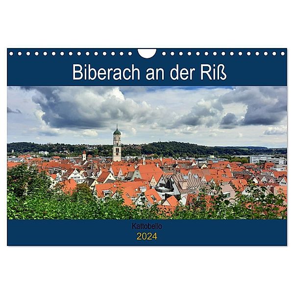 Biberach an der Riss (Wandkalender 2024 DIN A4 quer), CALVENDO Monatskalender, Kattobello