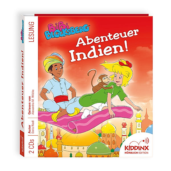 Bibi Blocksberg - Abenteuer Indien!, 2 Audio-CDs, Doris Riedl