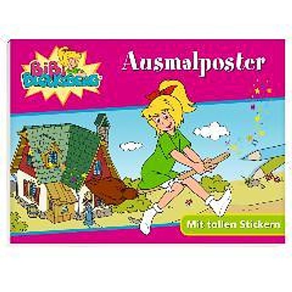 Bibi Blocksberg - Ausmalposter