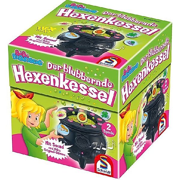 SCHMIDT SPIELE Bibi Blocksberg, Der blubbernde Hexenkessel (Kinderspiel)